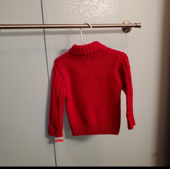Cat & Jack red sweater 18mo - Picture 2 of 3